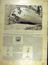 Original alter antiker Druck 1904 Ienissel Malinorowski Torpedoboot Automatik