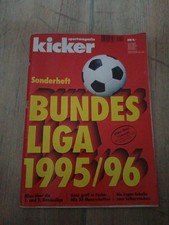 KICKER Sportmagazin - Sonderheft Bundesliga 95/96 - inkl Stecktabellen 1.+2.Liga