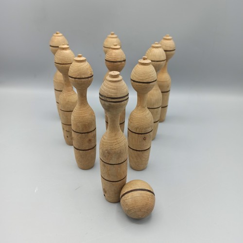 Vintage tischkegelspiel - vintage,