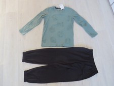 Neu Schlafset Jungen 134-140 Schlafanzug yigga Hose100% Baumwolle