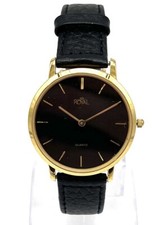 ROYAL Herren Uhr, Quarz, vergoldet, neue Batterie, gut gepfleter Zustand