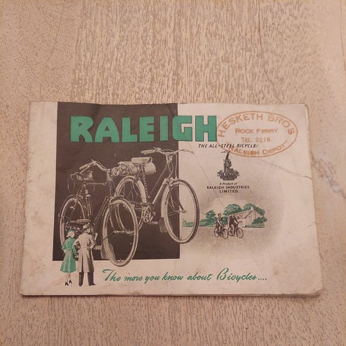 Vintage raleigh prospekt 50er - vintage,