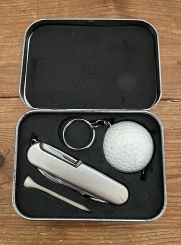Golf geschenkbox pitchgabel - golf,
