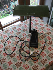 CEWEBO   1930er Schreibtischlampe, Bankerslamp, Tischlampe