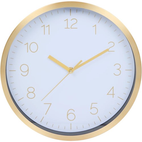 Wanduhr gold 5cm - wanduhr, 29,5cm