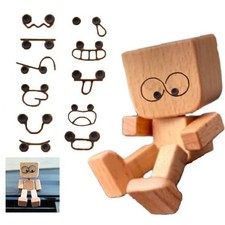 Handgefertigte Holzfigur