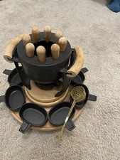 Bodum Fondue Set Aus Gusseisen Mit Drehteller Neuwertig