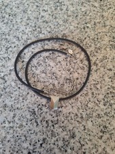 Fossil Herren Kette Halskette Edelstahl gebürstet Kautschuk schwarz Neu Anhänger