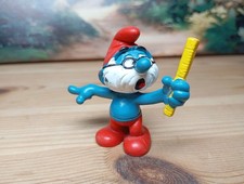 Schleich Superschlumpf Lehrer - 40224 - Peyo Schlümpfe Tafel Papa Schlumpf Figur