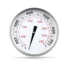 Denmay Grillthermometer 67088 für Weber Genesis 300/II & Summit 6cm Durchmesser