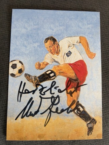 Fußball autogrammkarte - fußball,