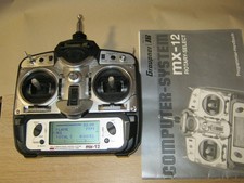 Graupner Sender MX 12 40 Mhz  mit Akkubox 
