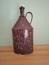 Antike emaille flasche braun - antike,