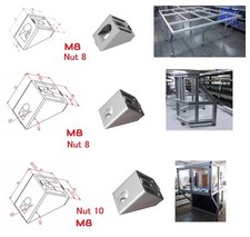 1x 5x 10x PV Solarschiene Winkel 45° für Aluprofile PV Solar