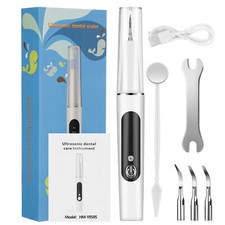 Zahnreinigung Set, Professionell Ultraschall Zahnsteinentferner, Wiederaufladbar