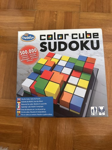 Thinkfun color cube sudoku - cube,