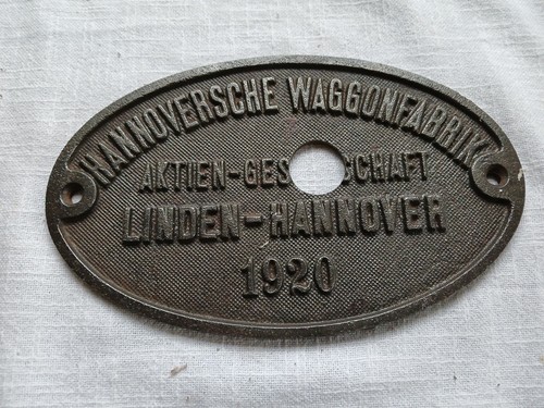 Waggonschild hannoversche - waggonschild,