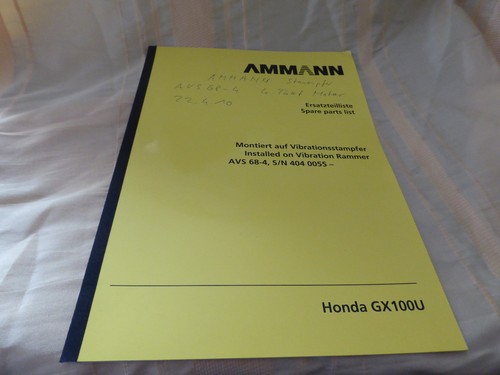 Ersatzteilliste honda motor - ersatzteilliste, honda-motor