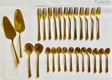 Besteck-Set Messing 27teilig 