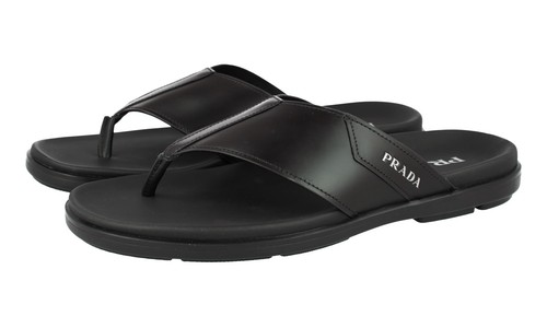 Prada leder zehentrenner - leder,