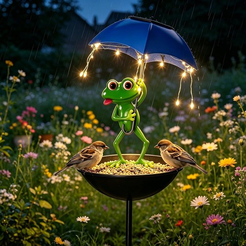 Solar frosch futterstation - solar,