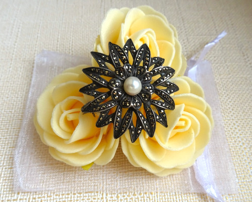 Jugendstil silber brosche mit - brosche,