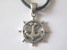 Schiff Steuerrad Anker