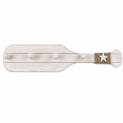 Garderobe aus holz mit haken - aus,