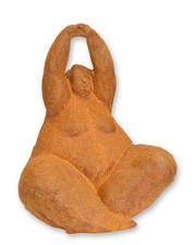 Figur Gusseisen Frau Akt