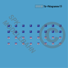 Tür-Piktogramme (1) für
