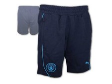 Puma Manchester City Casuals Shorts ManCity Hose MCFC Turnhose Bermuda Gr.M-3XL