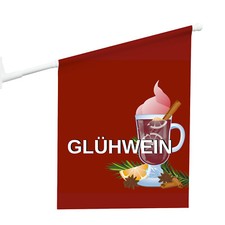Vispronet Eisfahne Glühwein -