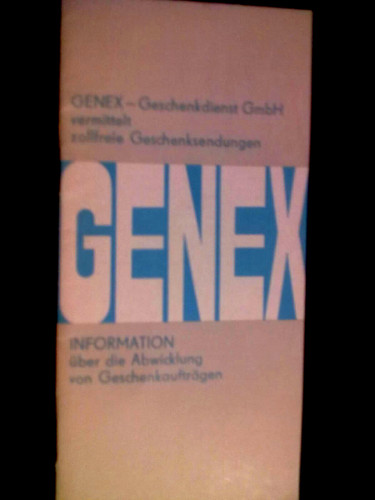 Genex information über die - genex,