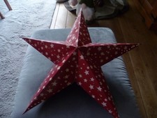 LED Papierstern, Faltstern, beleuchteter Adventsstern, Weihnachtsstern