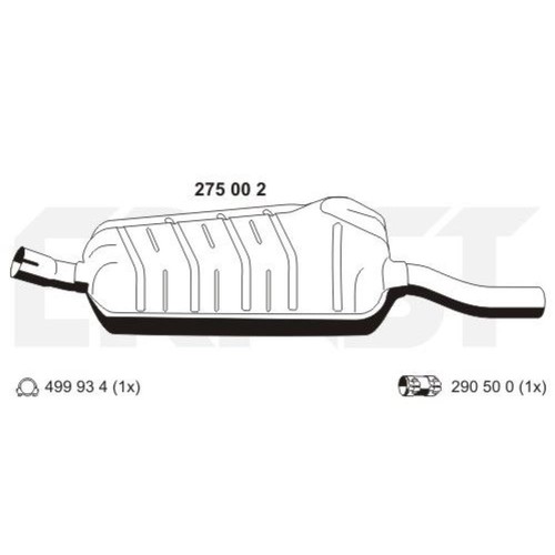 Ernst mittelschalldämpfer - ernst,