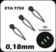 3 kleine Zeiger 0,18mm mit C3