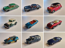 9 alte Matchbox & Co Autos