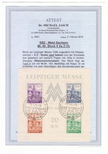 SBZ Block 5XaZ seltenes