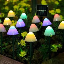 Pilz Lichterkette Solar Außen