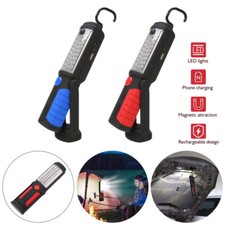 1x Akku Handlampe Stablampe LED COB KFZ Arbeitsleuchte Magnet Werkstattlampe