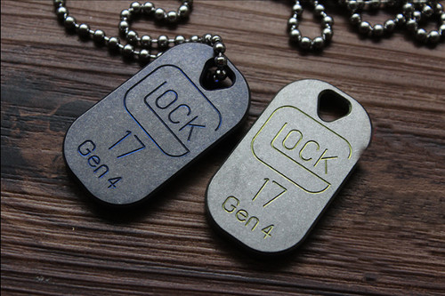 Neue titanium hundemarke - neue,