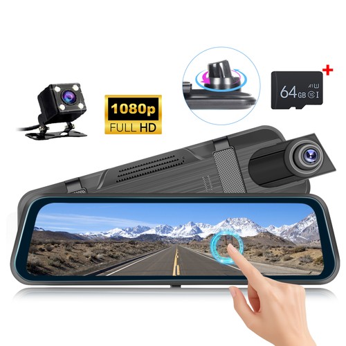 Dashcam dual lens - 10",