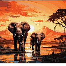 Kunstvolles Elefanten 5D
