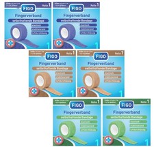 6 x Fingerverband Haftbandage