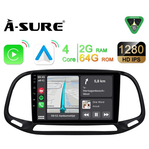 Android 15 autoradio - 9'', navi