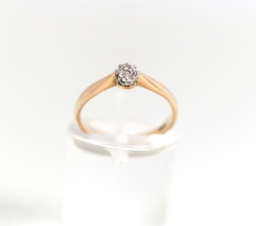 Vintage solitär brillant - vintage,