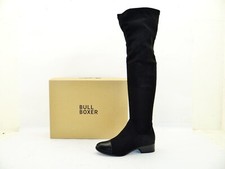 Bullboxer Overknee Stiefel Schuhe Boots Schwarz Damen UK6 Gr.39