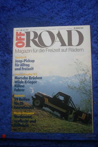 Off road jeep cj 8 - off, 7/82