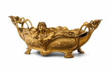 Antike Messing Jardiniere