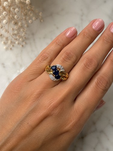 Goldring mit diamanten - goldring,